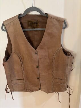 Hudson Leather Vest
